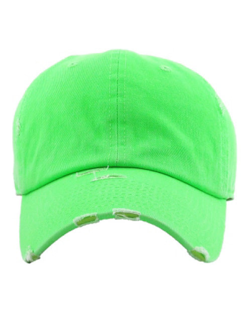 Distressed dad hats