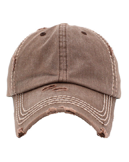 Distressed Washed Vintage dad caps