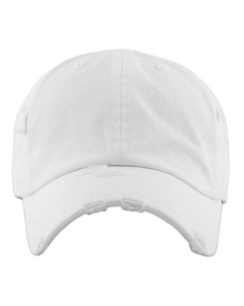 Distressed dad hats