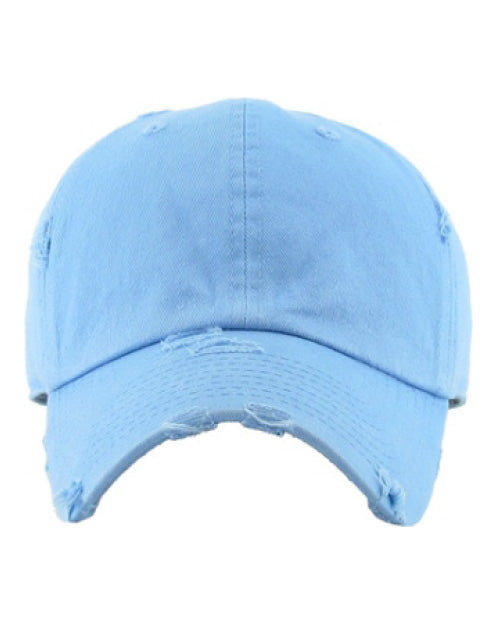 Distressed dad hats