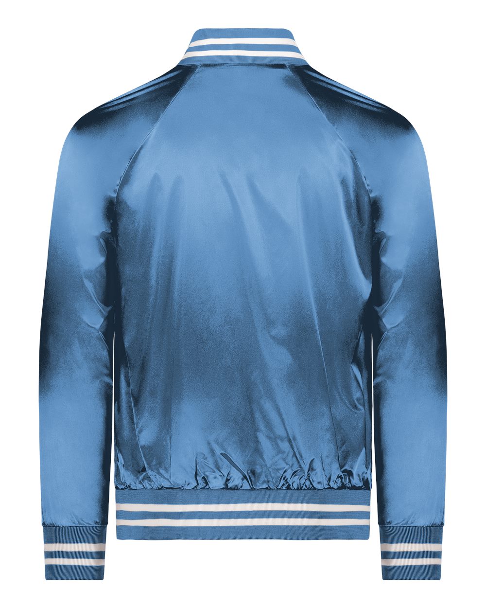 Augusta Sportswear - Satin Baseball Jacket Striped Trim