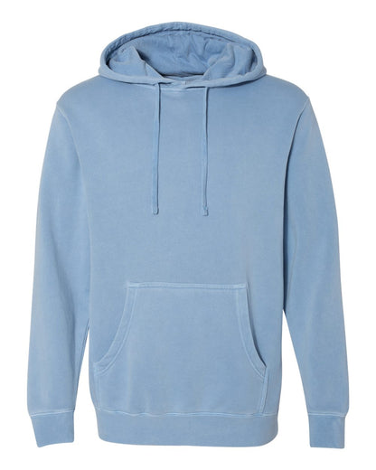 Unisex Midweight Pigment-Dyed Hooded Sweatshirt