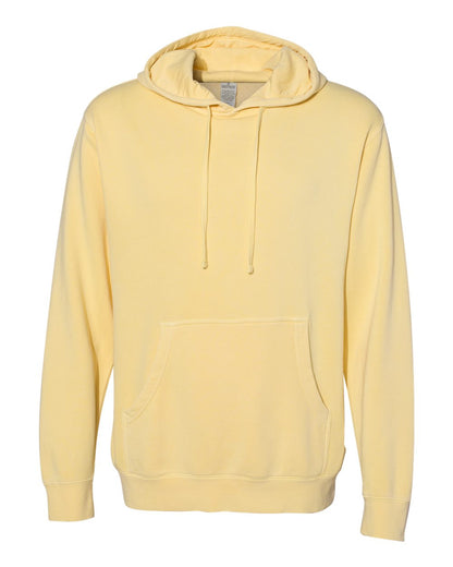 Unisex Midweight Pigment-Dyed Hooded Sweatshirt